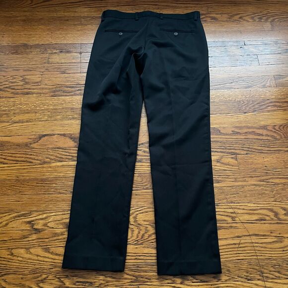 Perry Ellis Portfolio Very Slim Slacks Black Mens 32x30 Dress Pants Trousers - Picture 9 of 9